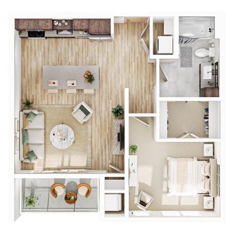 1 bed 1 bath M at The Mera, St Louis Park